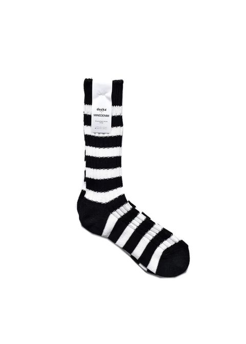 ×decka Border Rib SOX (WPT) / デッカ コラボ ボーダー ソックス