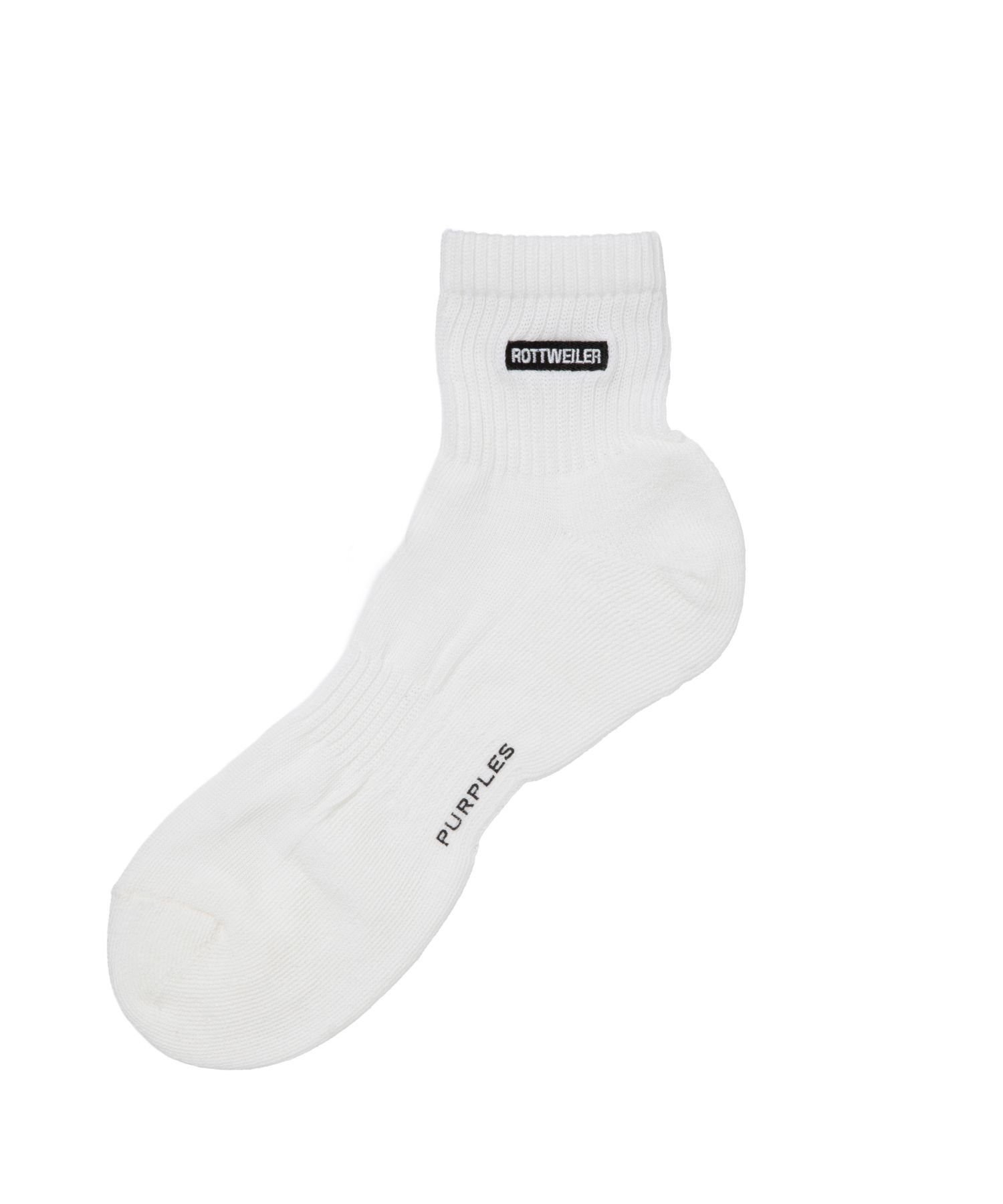 RW LOGO SOX (WHITE) / ×パープルズ コラボ ソックス