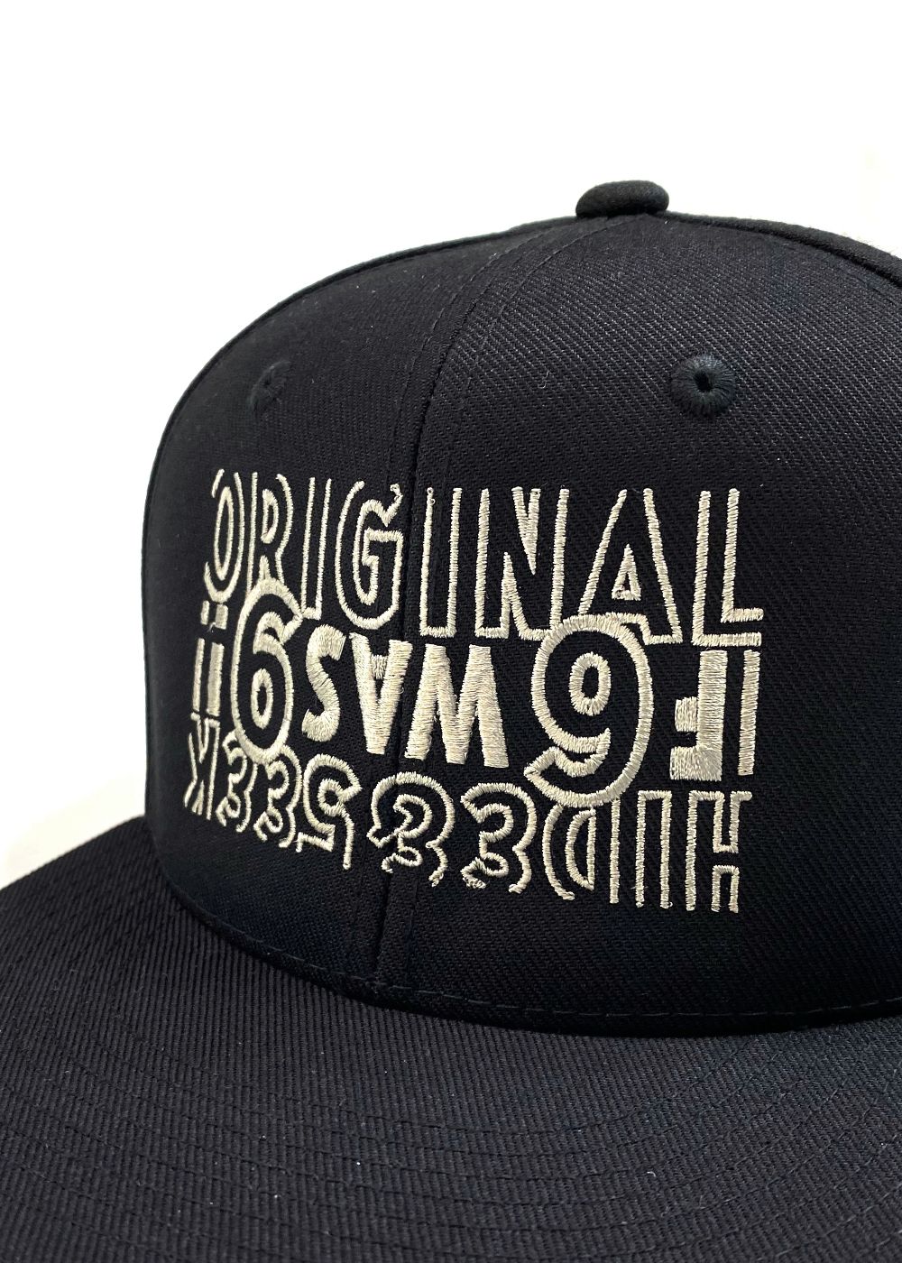 Original H&S Baseball CAP (BLACK) / 西浦徹 コラボ ロゴ 刺繍 キャップ