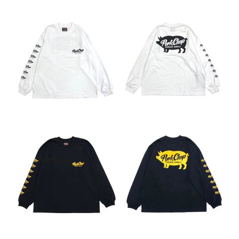 PORKCHOP GARAGE SUPPLY 新作販売告知 / 人気モチーフを採用したロングスリーブTシャツ。