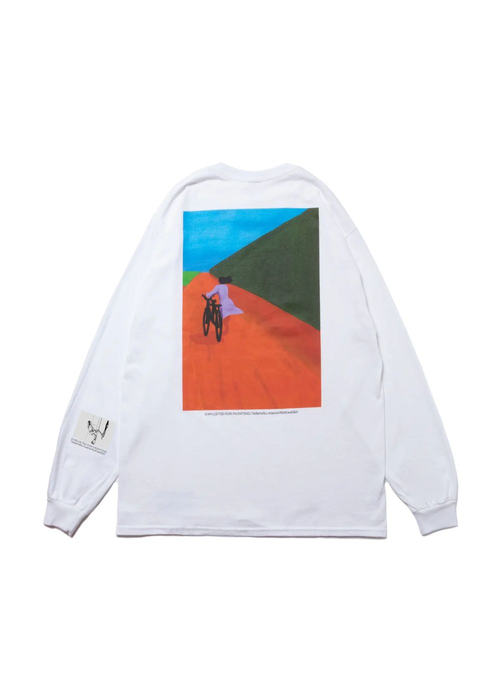 × Tadanobu Asano BICYCLE LS TEE (WHITE) / 浅野忠信 コラボロンT (バイシクル)