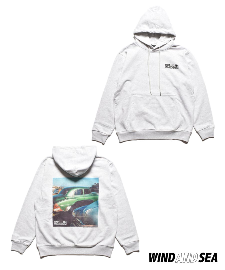 MINEDENIM - ×WDS Photo Hoodie (LIGHT GRAY) / ウィンダンシー コラボ スウェット パーカー |  LOOPHOLE