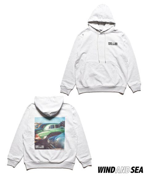 ×WDS Photo Hoodie (LIGHT GRAY) / ウィンダンシー コラボ スウェット パーカー