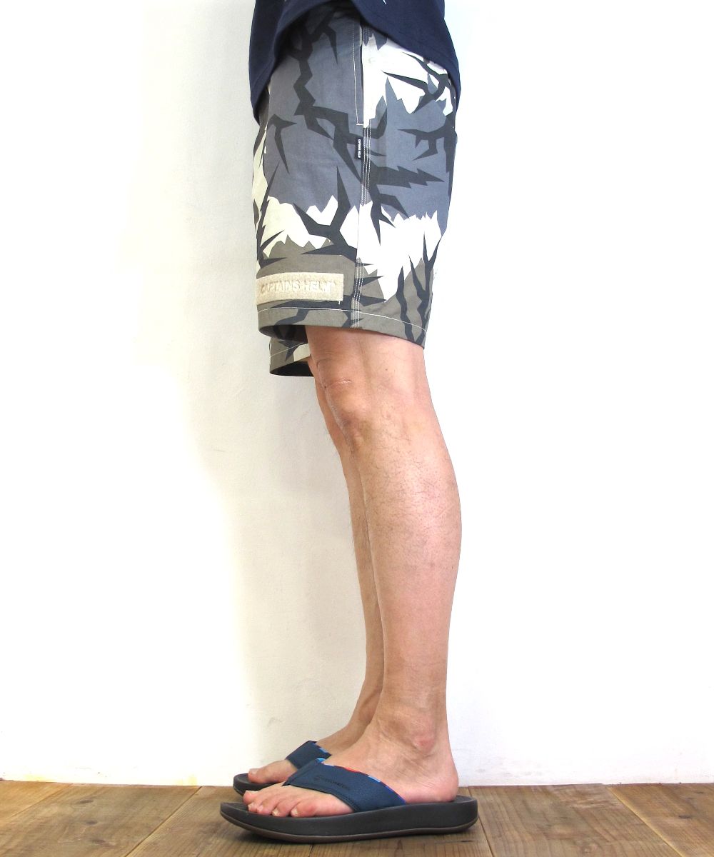 CAPTAINS HELM - MILITARY SURF SHORTS (CAPTAIN'S CAMO) / ミリタリー