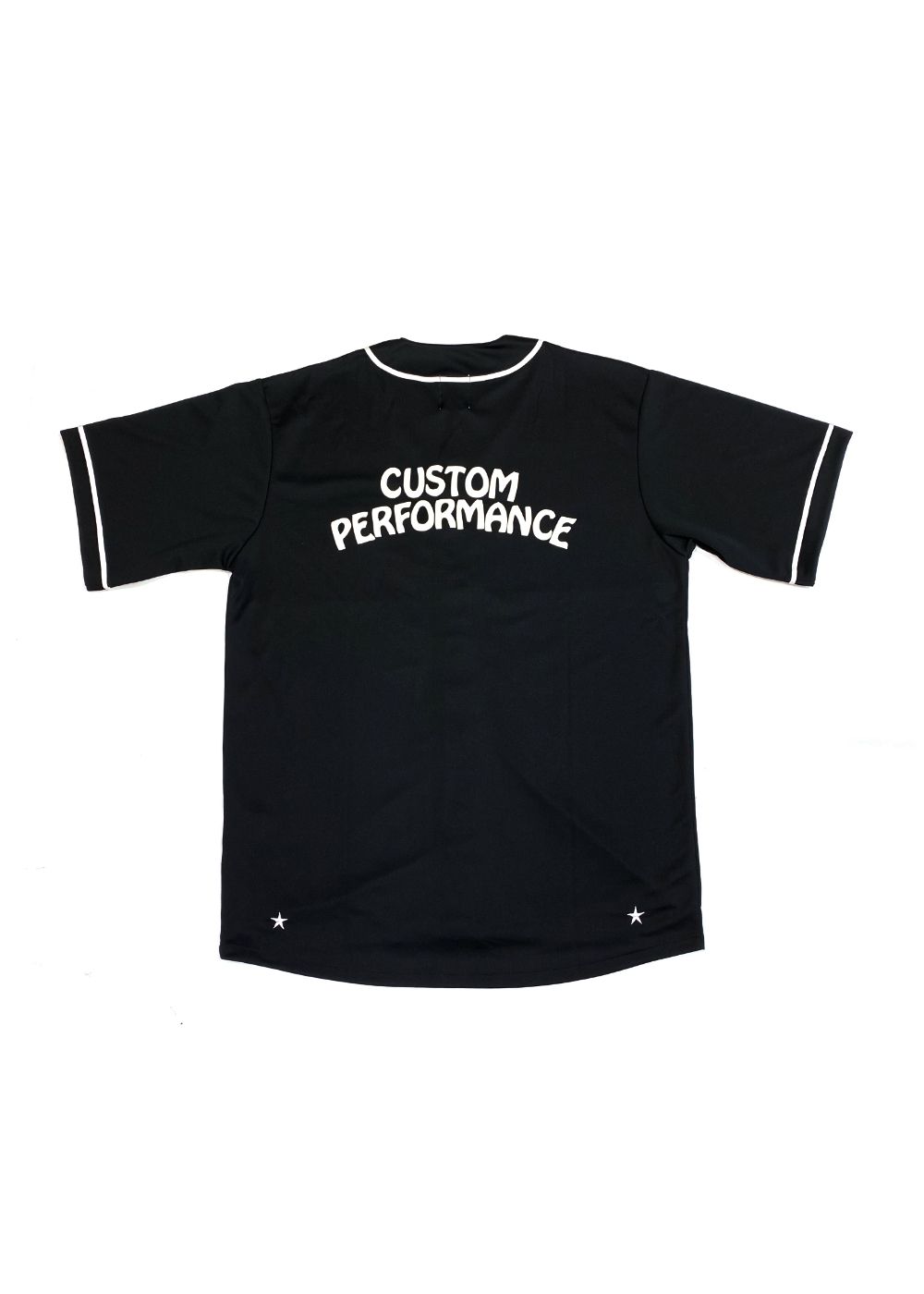 M&M CUSTOM PERFORMANCE - DRY ATHLETIC BASEBALL SHIRT (NAVY×WHITE ...