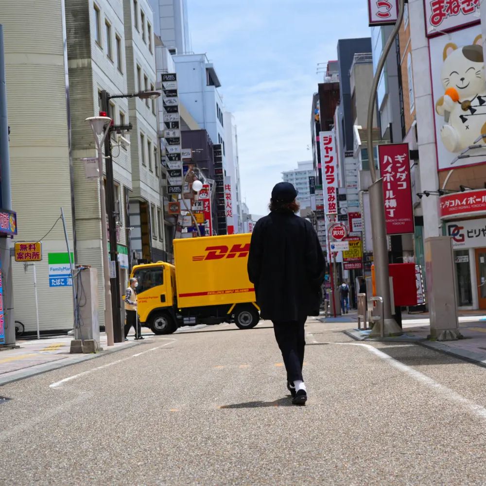 【ラスト1点】L/S CHINA BIG SHIRT "SUNG" (BLACK) / ビッグサイズ チャイナシャツジャケット