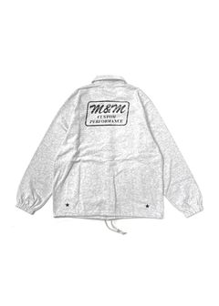 COTTON JERSEY JACKET (ASH) / コットン 天竺 コーチジャケット