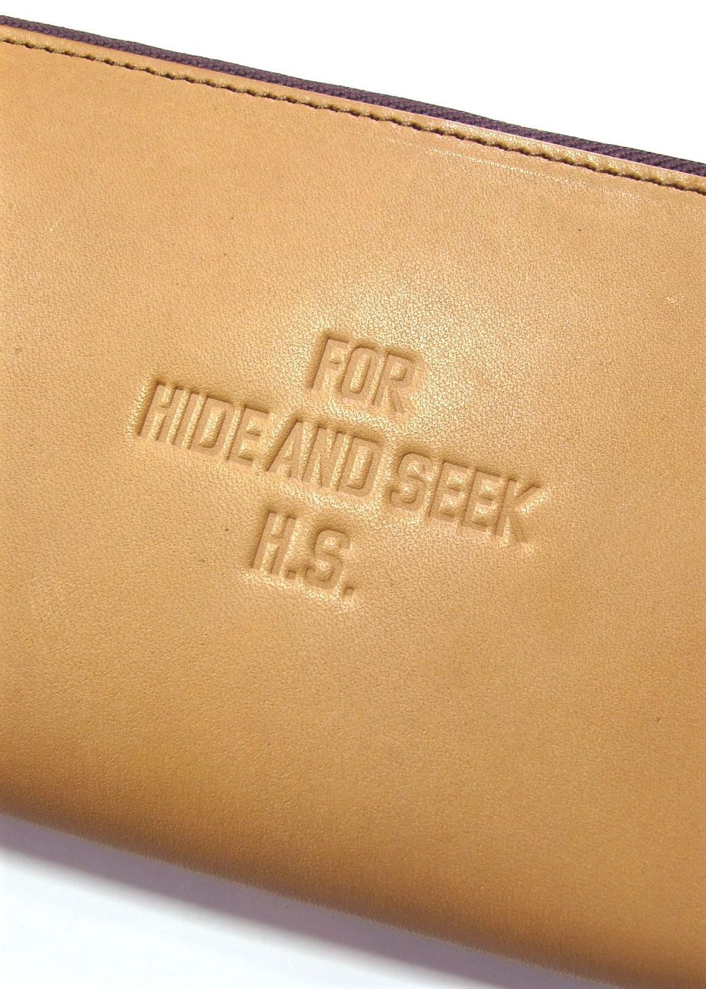 LEATHER WALLET (BROWN) / レザー ロングウォレット