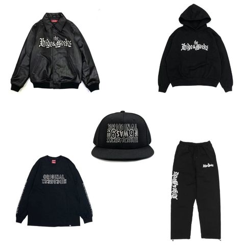 【HIDE AND SEEK × Toru Nishiura】コラボレーションアイテム販売告知。