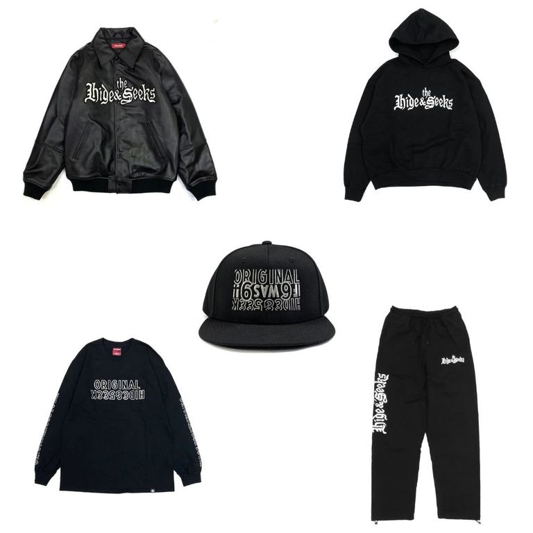 【HIDE AND SEEK × Toru Nishiura】コラボレーションアイテム販売告知。