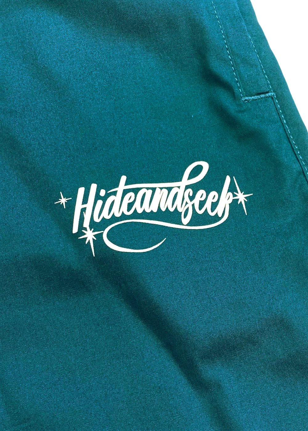 Cursive Logo Beach Short (GREEN) / プリント イージーショーツ