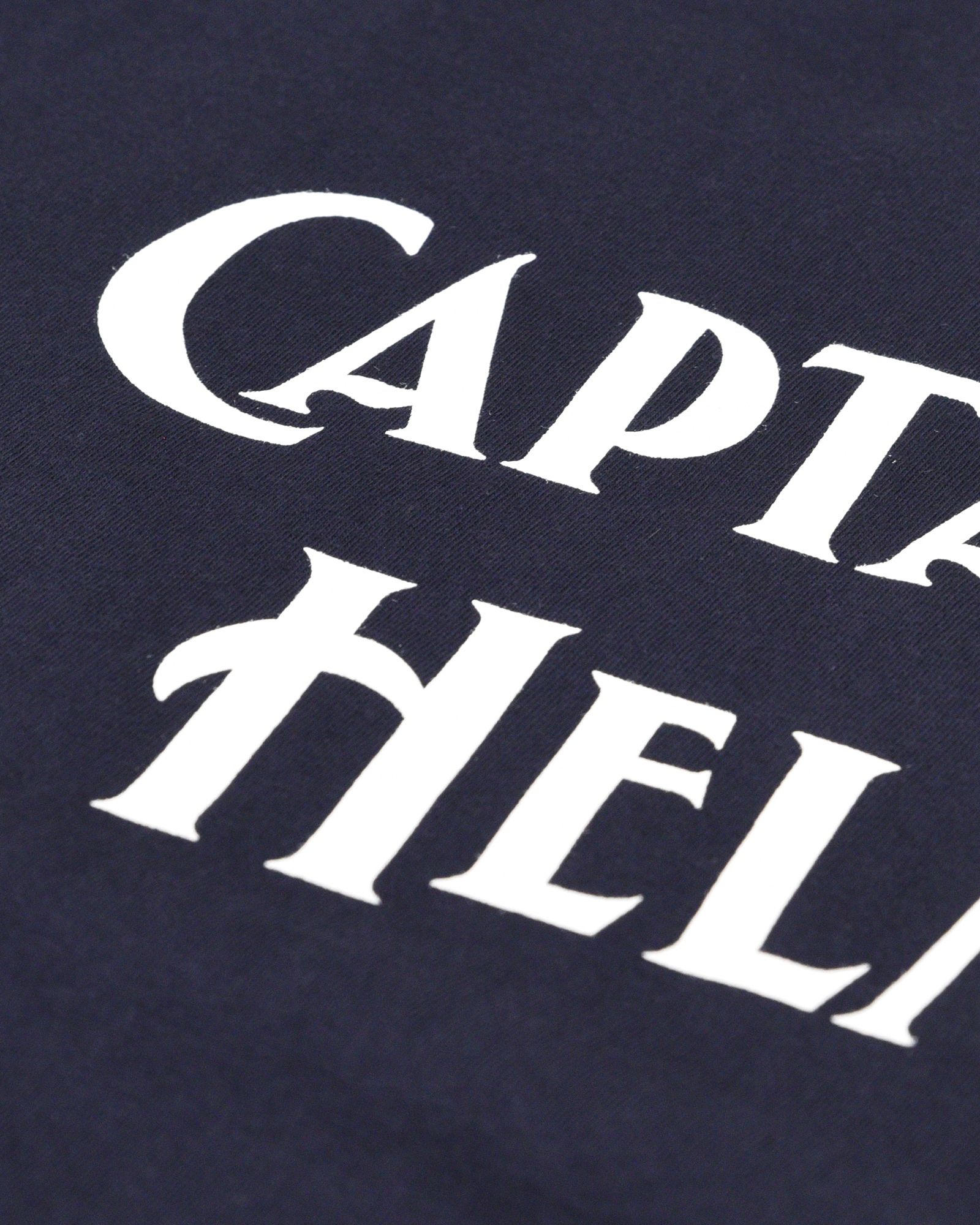 CLASSIC LOGO LS TEE (NAVY) / ロゴ プリント ロンT