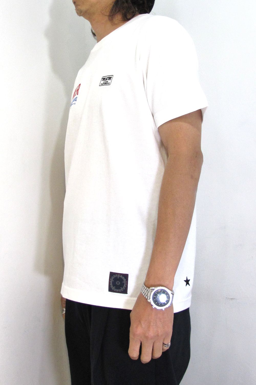 M&M CUSTOM PERFORMANCE - PRINT S/S TEE (WHITE) / ×TAMAGAWA