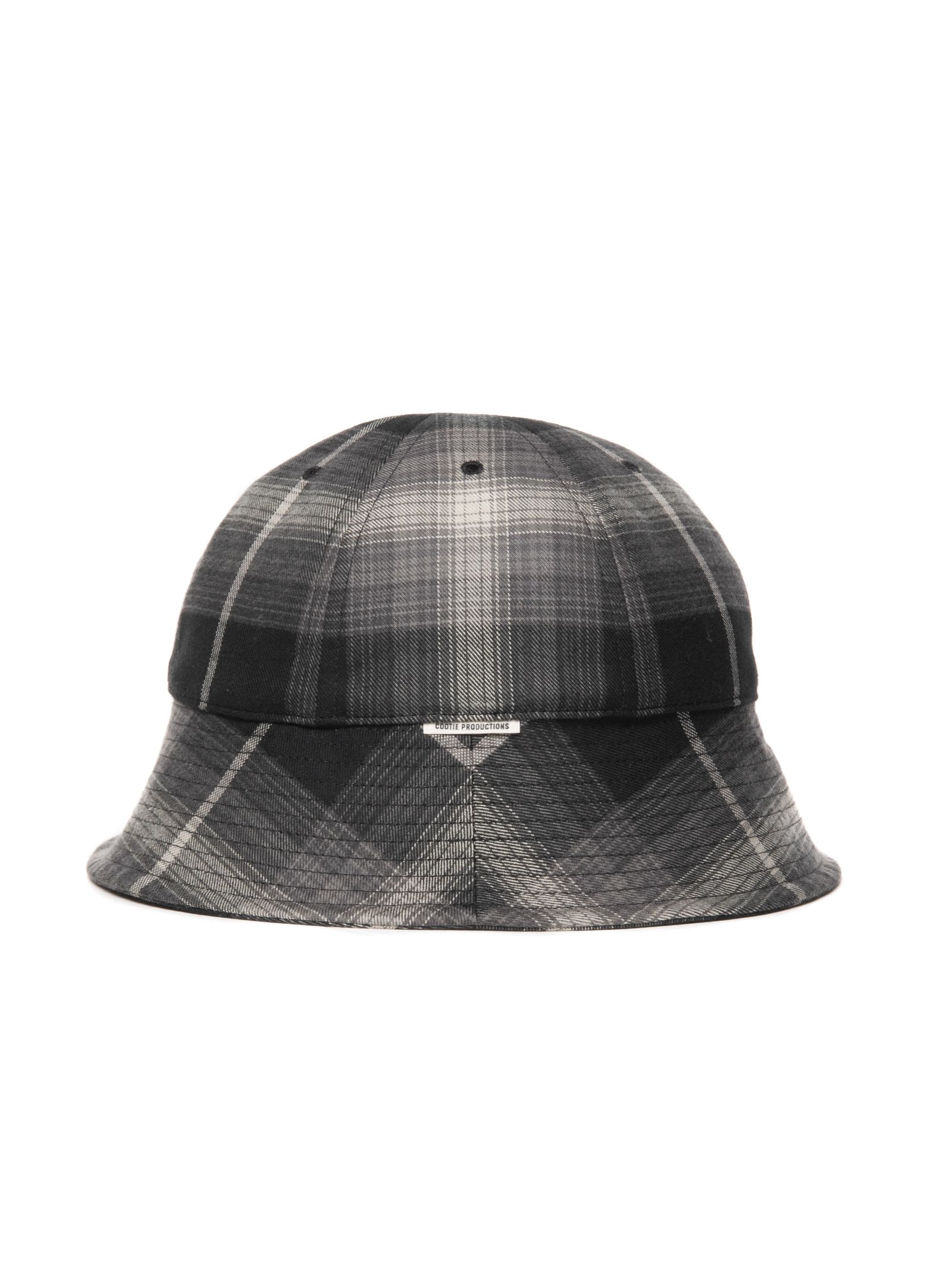 COOTIE PRODUCTIONS - R/C Ombre Check Ball Hat (BLACK) / オンブレ