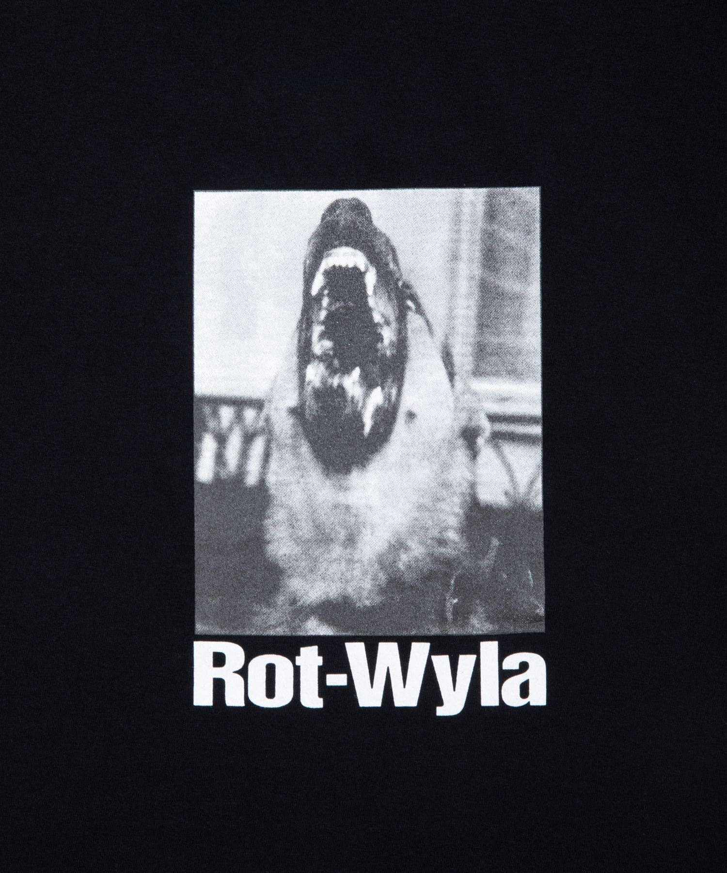 DOG PHOTO TEE (BLACK) / フォト プリント Tシャツ