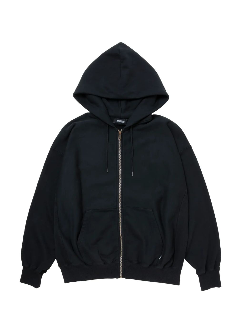 R9 BASIC ZIP PARKA (BLACK) / オリジナル ジップアップ スウェット パーカー
