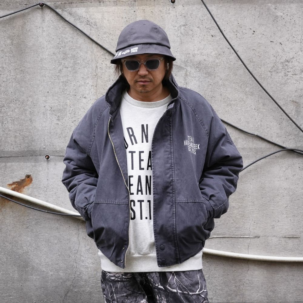 Washed Sailing Jacket (CHARCOAL GRAY) / オリジナル セーリング ジャケット