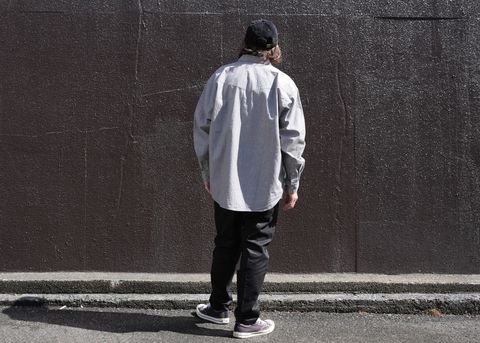 DENIM SHIRT STYLE / ROTTWEILER-R9 GRAY DENIM SHIRT