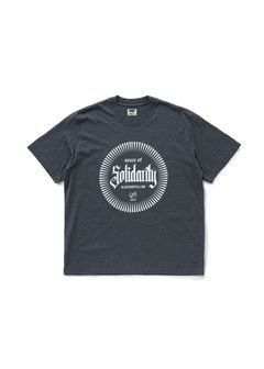 SOLIDARITY TEE (CHARCOAL) / ソリダリティー Tシャツ