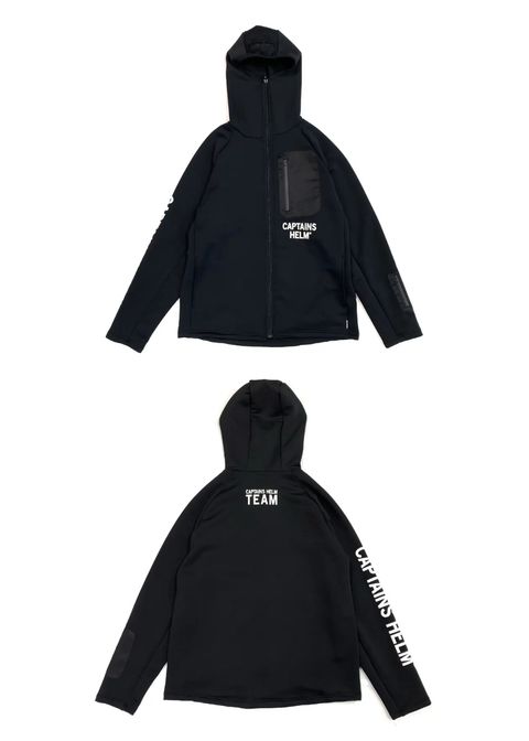 【ラスト1点】W-S 2nd LAYER TECH HOODIE (BLACK) / 2ndレイヤー テックフーディー