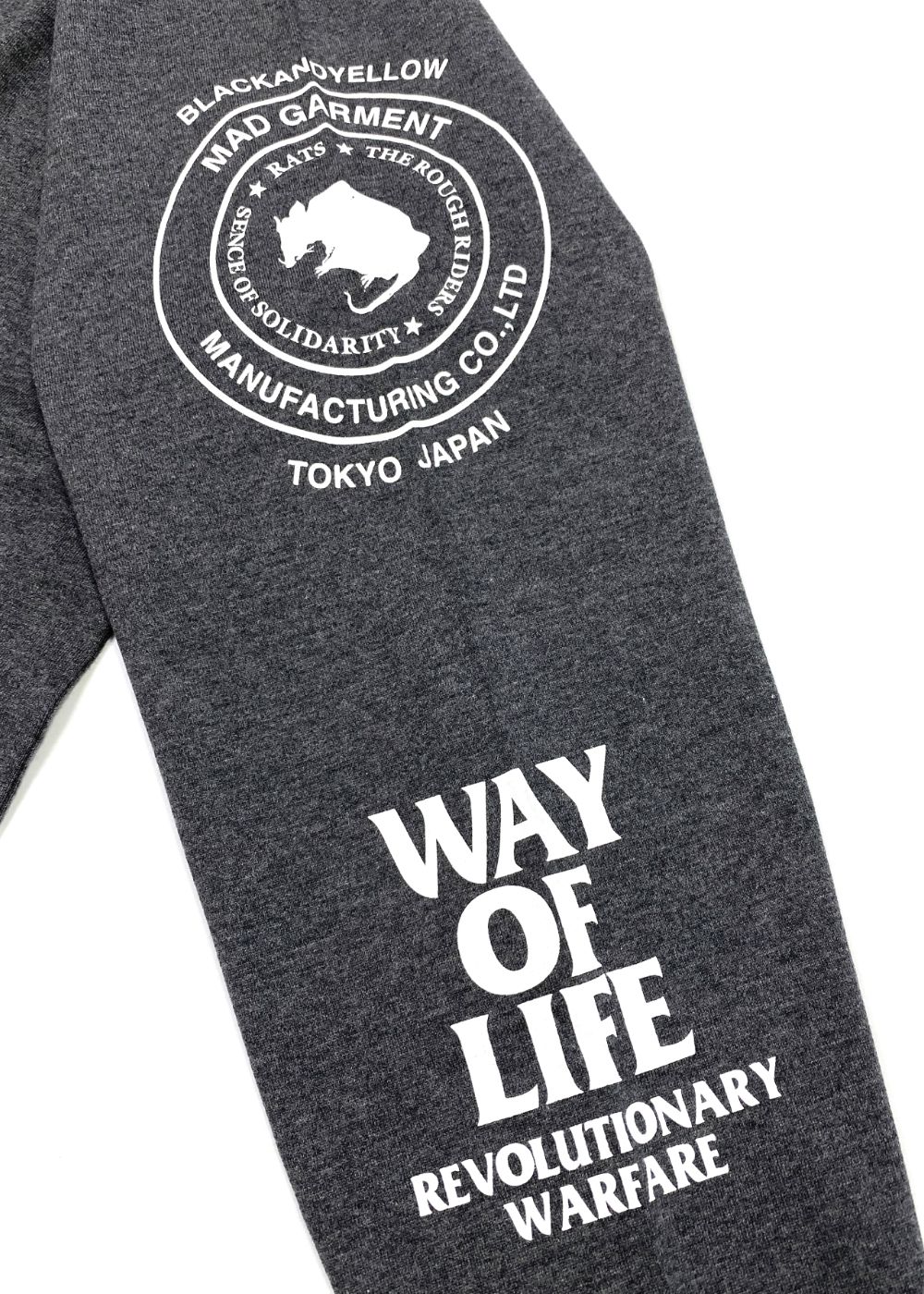 【ラスト1点】TWO WHEEL L/S TEE (CHARCOAL) / 2ウィール ロング Tシャツ