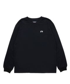 R9 LOGO LS TEE (BLACK) /  オリジナル ロゴプリント Tシャツ