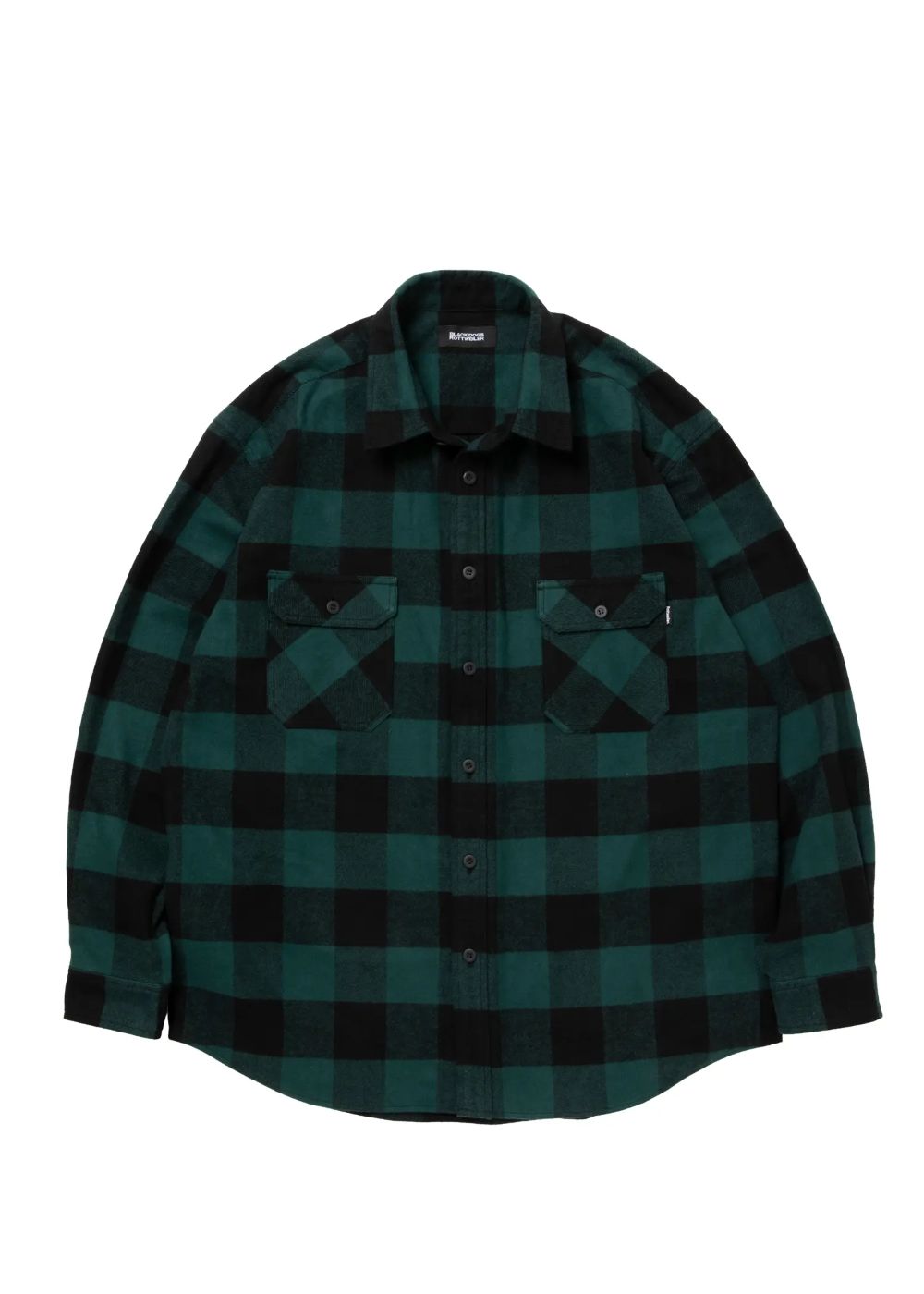 R9 BUFFALO CHECK SHIRT (GREEN) / バッファローチェック シャツ