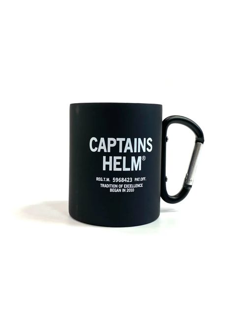 【ラスト1点】OUTDOOR MUG (BLACK) / カラビナ付き アウトドア マグカップ