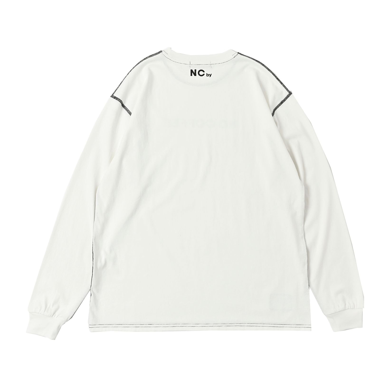 ロゴプリントLS TEE (WHITE)