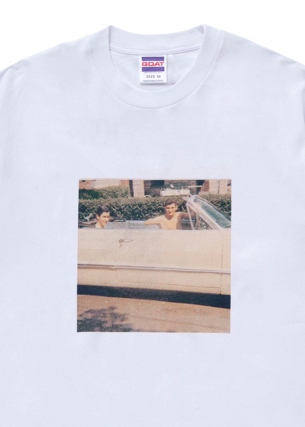 S/S LOVE ME LOGO TEE "BYERS" (WHITE) / カーティス・クリグ コラボ フォトTee