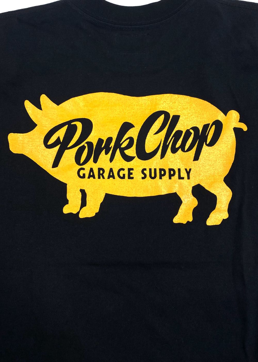 SCRIPT PORK L/S TEE (BLACK) / スクリプト ロゴ L/S Tシャツ