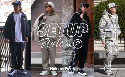 SETUP STYLE vol.2 / スタイル特集アップ致しました。