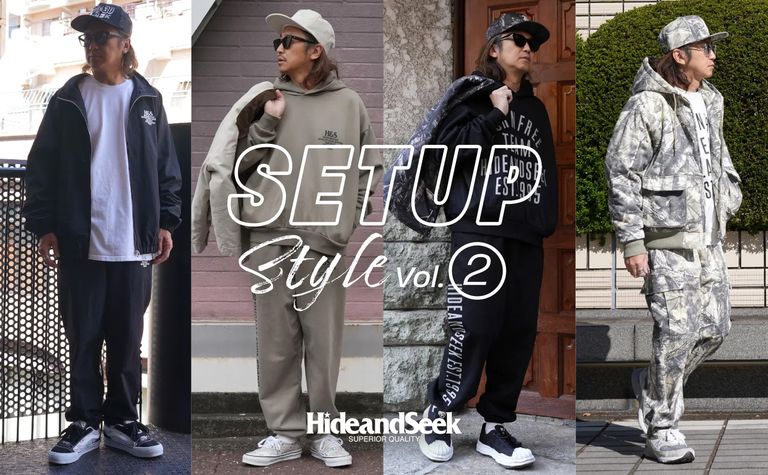 SETUP STYLE vol.2 / スタイル特集アップ致しました。