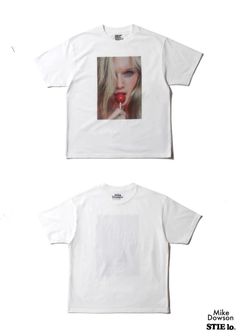 Stie-lo × Mike Dowson T-SH (WHITE) / ×スティーロ×マイク・ドーソン コラボフォトT