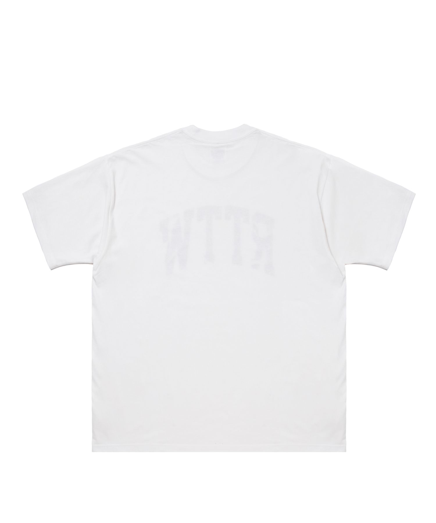 RTTW TEE (WHITE) / カレッジ ロゴ プリント Tシャツ