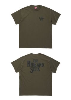 The HAS S/S Tee (OLIVE DRAB) / ロゴ プリントTee