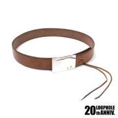 LOOPHOLE 20th ANNIVERSARY Leather Belt (NATURAL) / ループホール20周年記念 別注ベルト