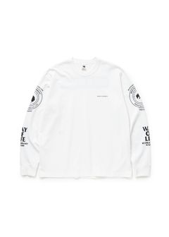 TWO WHEEL L/S TEE (WHITE) / 2ウィール ロング Tシャツ