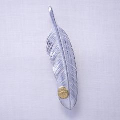Feather LL with Gold Point L (Left) (SILVER) / 24金Lポイント特大フェザートップ (左向き)