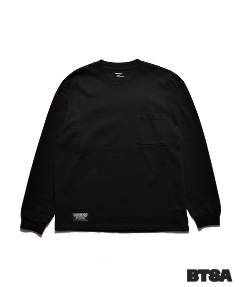 Heavy weight Loose Fit L/S T-SH (BLK) / BTSA コラボ Tシャツ