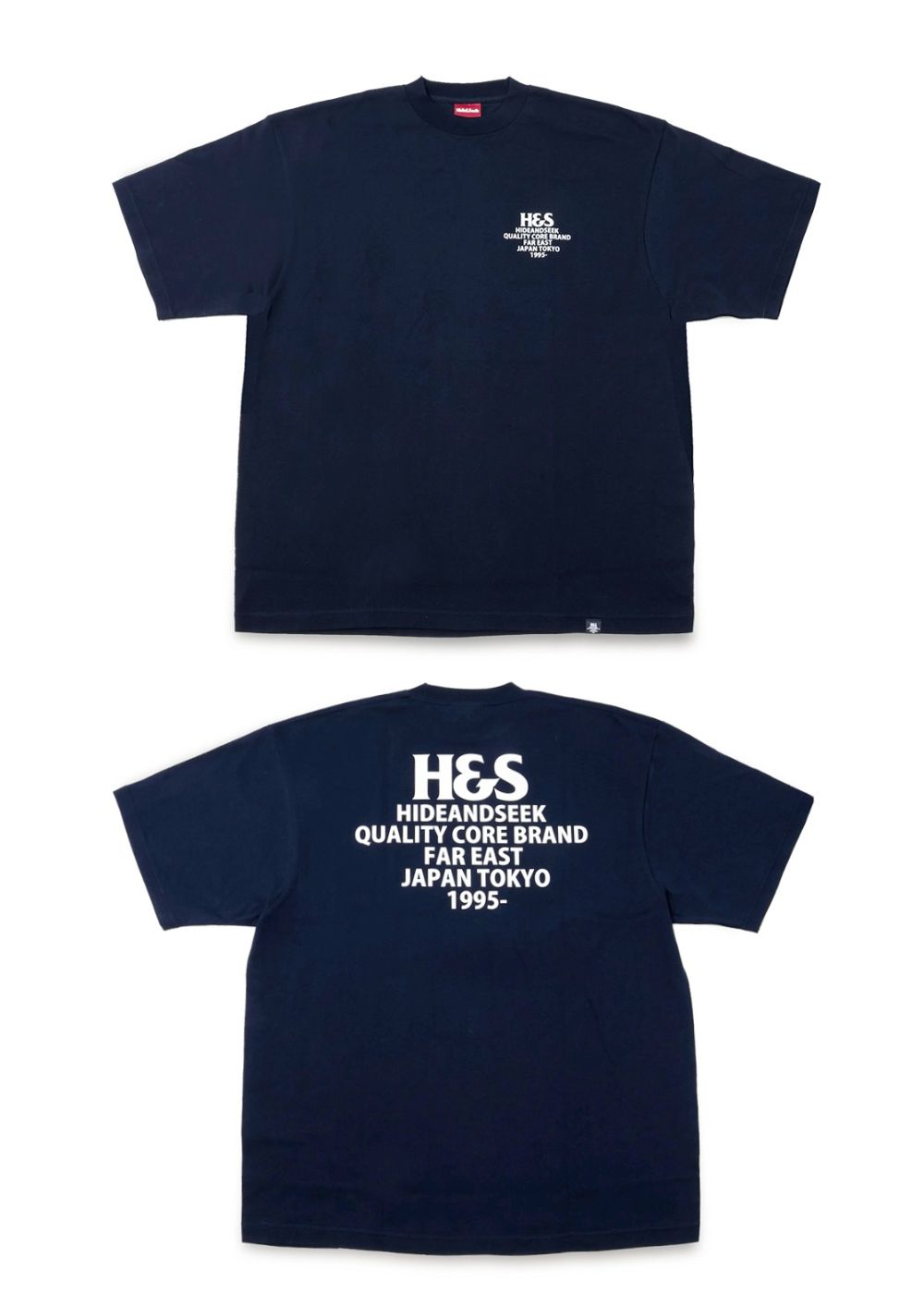 HIDE AND SEEK - H&S Logo S/S Tee (BigSilhouette) (BLACK
