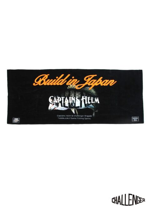 × CHALLENGER BUILT IN JP SPORTS TOWEL (BLACK) / チャレンジャー コラボスポーツタオル