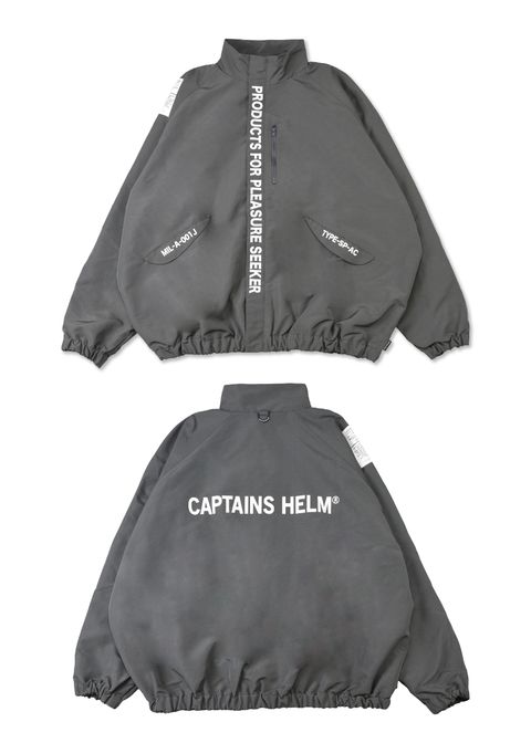 MIL SEEKERS NYLON JACKET (GRAY) / リップストップ ナイロン トラック ジャケット / セットアップ可能