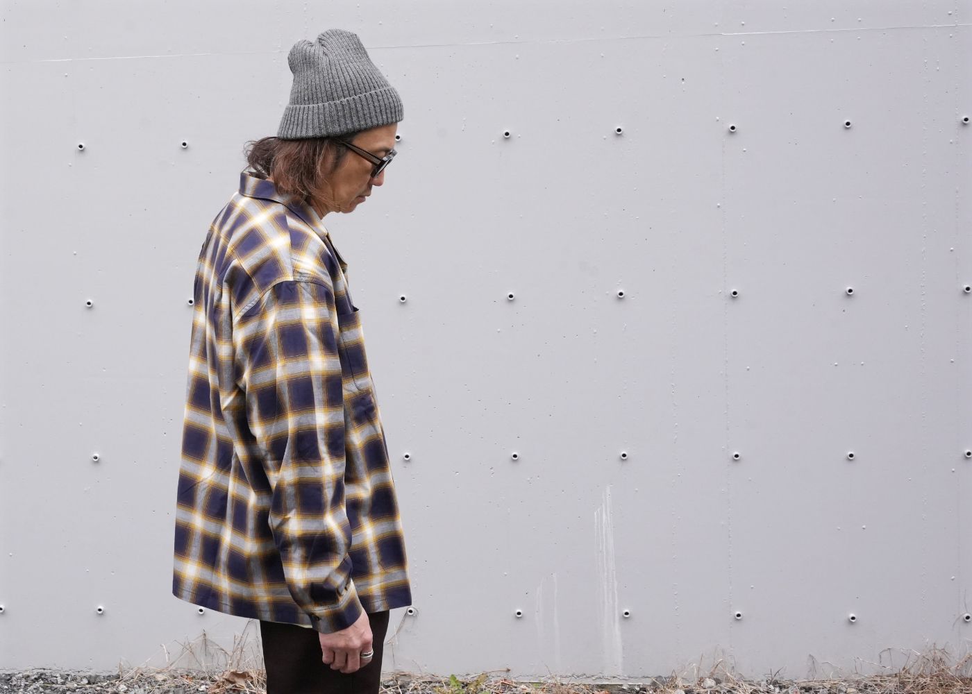 BEDWIN & RATS / SPRING CHECK SHIRT STYLE