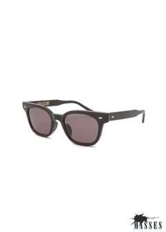SUNGLASSES "SHANK" (×MASSES) (CHARCOAL GRAY) / マシス コラボレーション サングラス