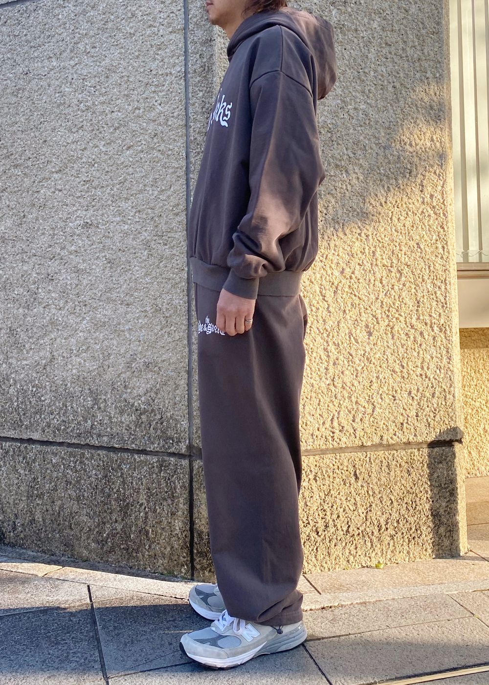 The H&S Hooded Sweat Shirt (CHARCOAL GRAY) / 西浦徹 コラボ スウェット パーカー