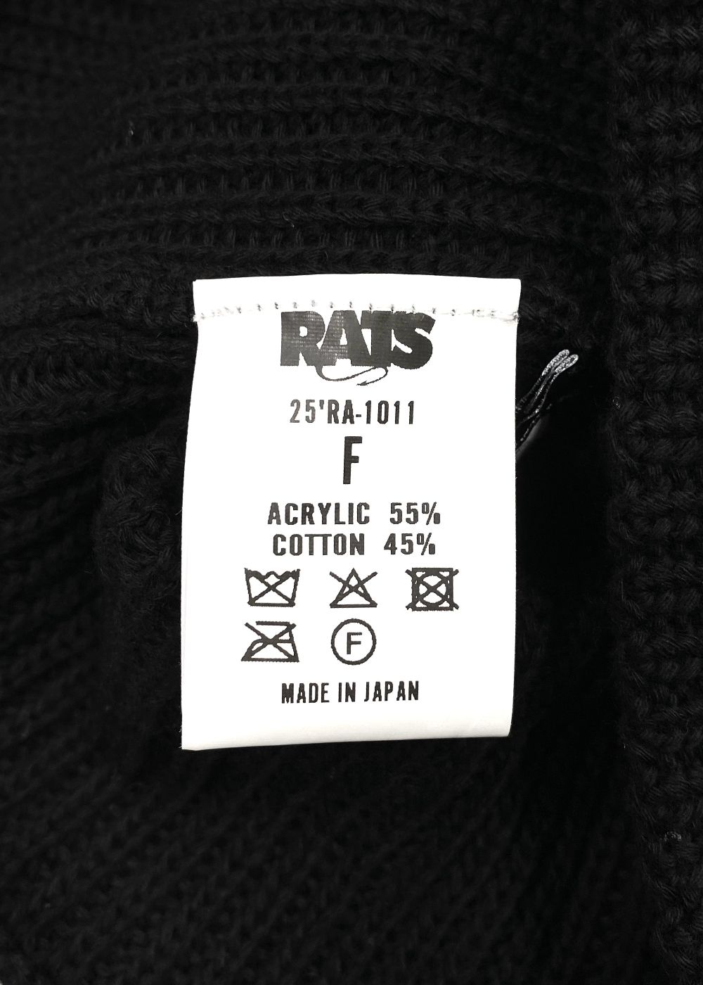 KNIT CAP (BLACK) / ニットキャップ