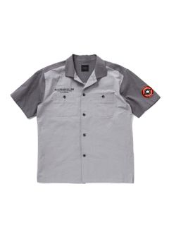 【ラスト1点】COMBI WORK S/S SHIRT (GRAY) / コンビ 半袖ワークシャツ