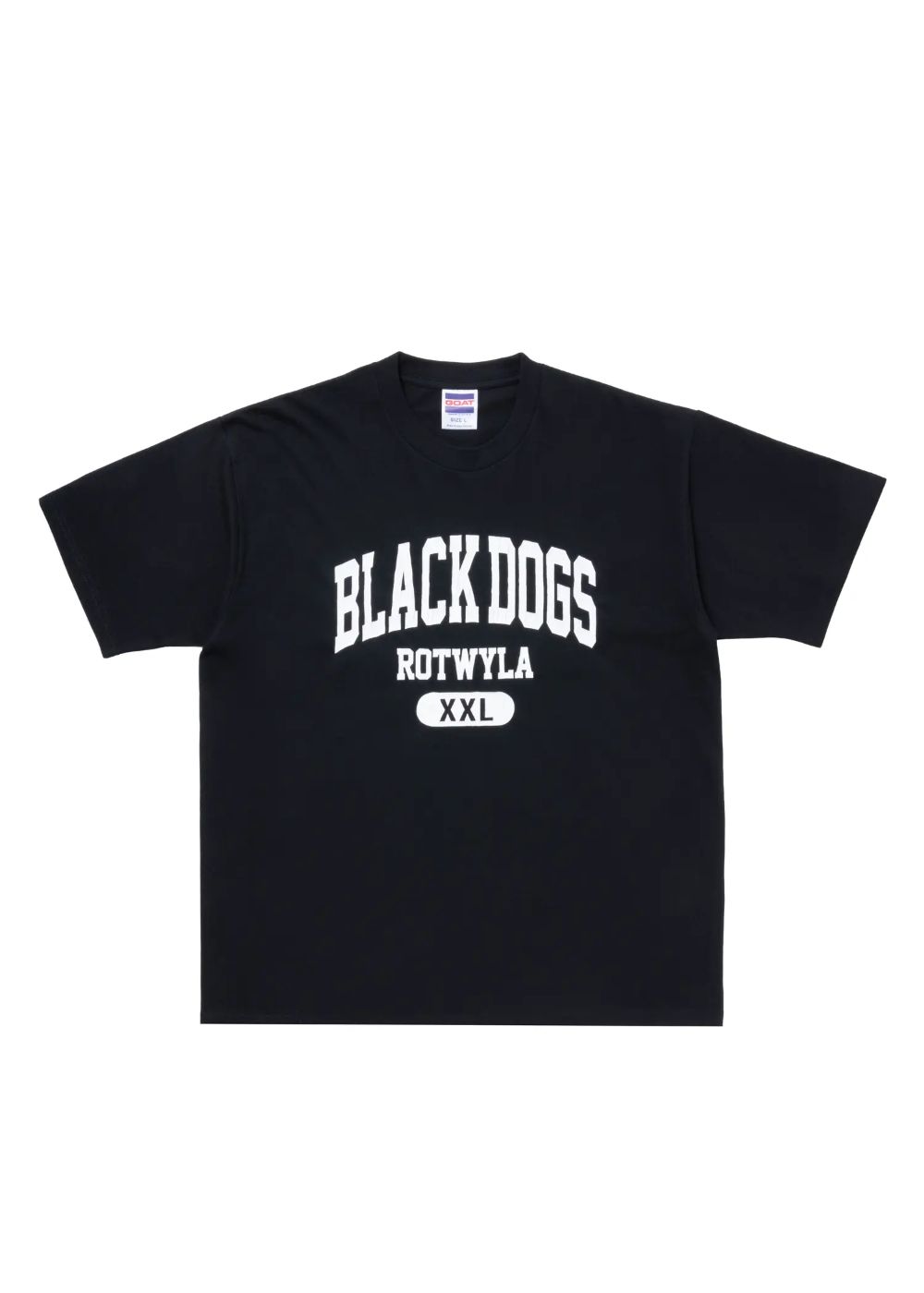 BD XXL TEE (BLACK) / カレッジロゴ プリント Tシャツ