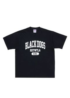BD XXL TEE (BLACK) / カレッジロゴ プリント Tシャツ